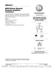 2SC4617 datasheet pdf ON Semiconductor