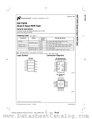 JM38510/33301B2A datasheet pdf National Semiconductor