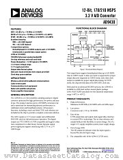 AD9430-CMOS/PCB datasheet pdf Analog Devices