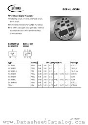BCR141L3 datasheet pdf Infineon