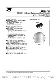 ST19AF08BR20QMAA datasheet pdf ST Microelectronics