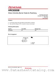 HRC0203B datasheet pdf Renesas