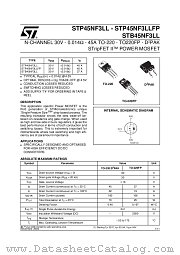 STB45NF3LLT4 datasheet pdf ST Microelectronics