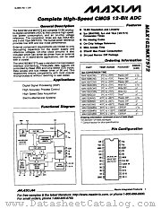 MX7572-12 datasheet pdf MAXIM - Dallas Semiconductor
