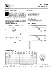 ICS83840B datasheet pdf Texas Instruments