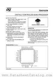 TDA7437N datasheet pdf ST Microelectronics