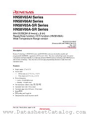 HN58V66AFPI-10 datasheet pdf Renesas