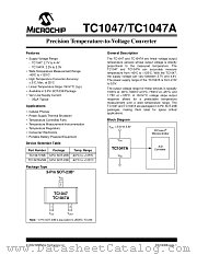 TC1047AVNBTR datasheet pdf Microchip