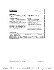 NC7WZ241K8X datasheet pdf Fairchild Semiconductor