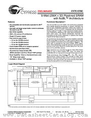 CY7C1378C datasheet pdf Cypress