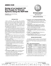 NCP1030DMR2 datasheet pdf ON Semiconductor