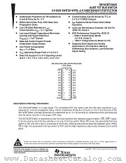 SN74CBT3384CDBR datasheet pdf Texas Instruments