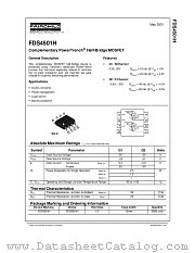 FDS4501H_NL datasheet pdf Fairchild Semiconductor