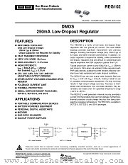 REG102GA-2.5/2K5 datasheet pdf Texas Instruments