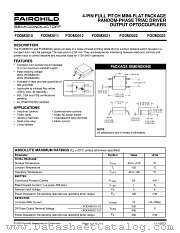FODM3012R2V datasheet pdf Fairchild Semiconductor