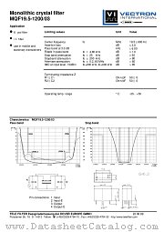 MQF19.5-1200/03 datasheet pdf Vectron