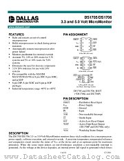 DS1706S datasheet pdf MAXIM - Dallas Semiconductor