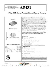 A8431EEH-T datasheet pdf Allegro MicroSystems
