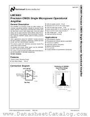 LMC6061AIM datasheet pdf National Semiconductor