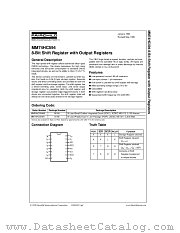 MM74HC594N datasheet pdf Fairchild Semiconductor