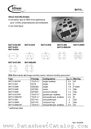 BAT15-02V datasheet pdf Infineon