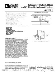 ADP3336ARM-REEL7 datasheet pdf Analog Devices