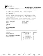 5962-9218801MRA(54ACTQ373DMQB) datasheet pdf National Semiconductor