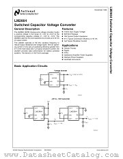 LM2664M6 datasheet pdf National Semiconductor