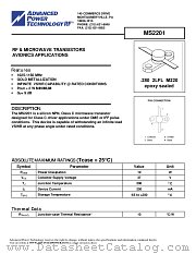 MS2201 datasheet pdf Advanced Power Technology