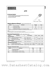 J270_D26Z datasheet pdf Fairchild Semiconductor