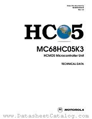 68HC05K3 datasheet pdf Freescale (Motorola)