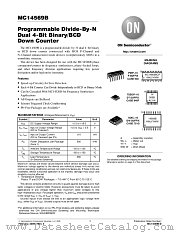 MC14569BCP datasheet pdf ON Semiconductor