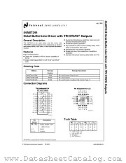 5962-9214701V2A(54ABT244E-QMLV) datasheet pdf National Semiconductor