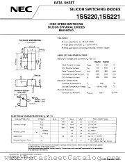 1SS220-T1B datasheet pdf NEC