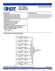 IDT5962-8854301RA datasheet pdf IDT