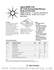 HMMC-3128 datasheet pdf Agilent (Hewlett-Packard)