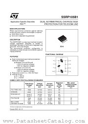 SSRP105 datasheet pdf ST Microelectronics