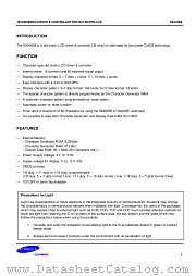 S6A2068X datasheet pdf Samsung Electronic