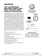 NB100EP223FAR2 datasheet pdf ON Semiconductor