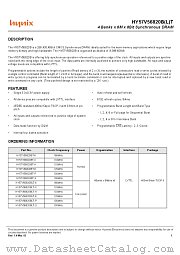 HY57V56820BT datasheet pdf Hynix Semiconductor