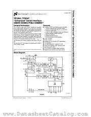 TP3067V datasheet pdf National Semiconductor