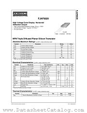 FJAF6820 datasheet pdf Fairchild Semiconductor