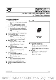 M30W0R7000B1ZAQF datasheet pdf ST Microelectronics