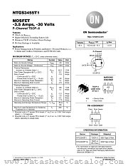 NTGS3455T1 datasheet pdf ON Semiconductor