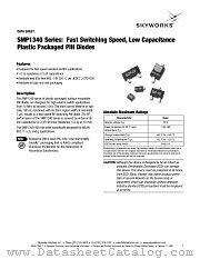 SMP1340 datasheet pdf Skyworks Solutions