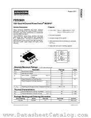 FDS3601_NL datasheet pdf Fairchild Semiconductor