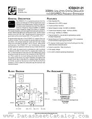 ICS8431-21 datasheet pdf Texas Instruments