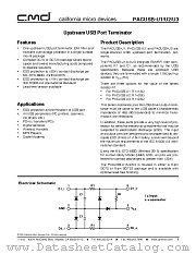 PACUSB-U1Y6R datasheet pdf California Micro Devices Corp