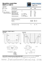 MQF21.4-1500/14 datasheet pdf Vectron