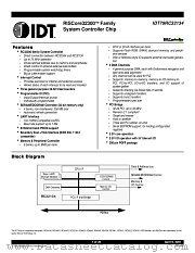 IDT79RC32V134-DS datasheet pdf IDT
